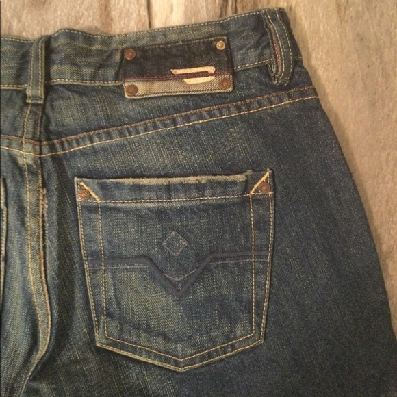 DIESEL Riden Jeans 28/32 Blue Denim Mid-Rise 0010CP - Picture 11 of 16